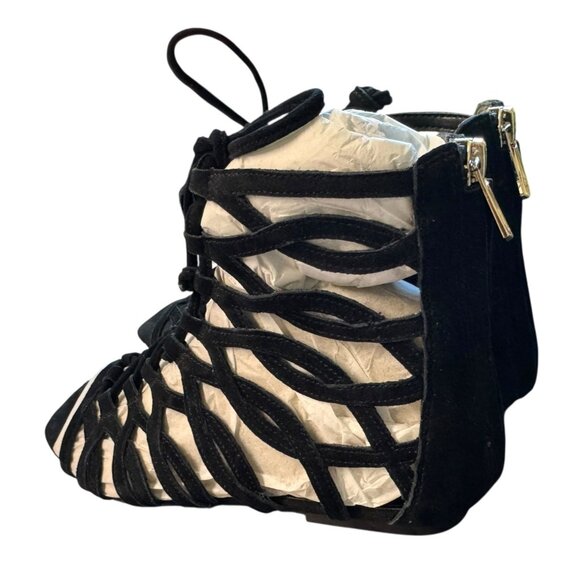 Sam Edelman Black‎ Strappy Gladiator Sandals Size 7 NWB - Picture 2 of 8